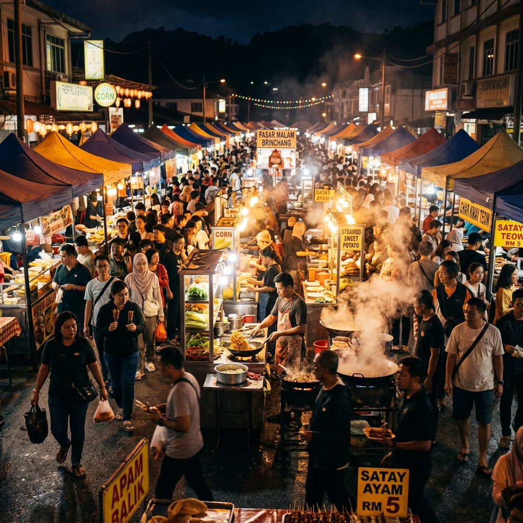 Brinchang Night Market: A Foodie's Paradise
